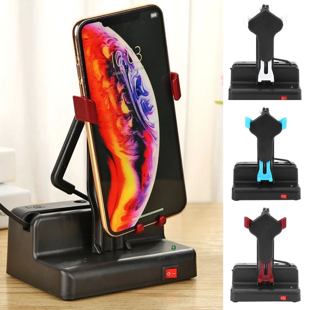 Bàn Làm Việc Đi Bộ Đầm Bình Lắc Điện Thoại Di Động Đứng Tự Động Lắc Chuyển Động Tắt Tiếng Bàn Chải Bước An Toàn Wiggler Với Cáp USB