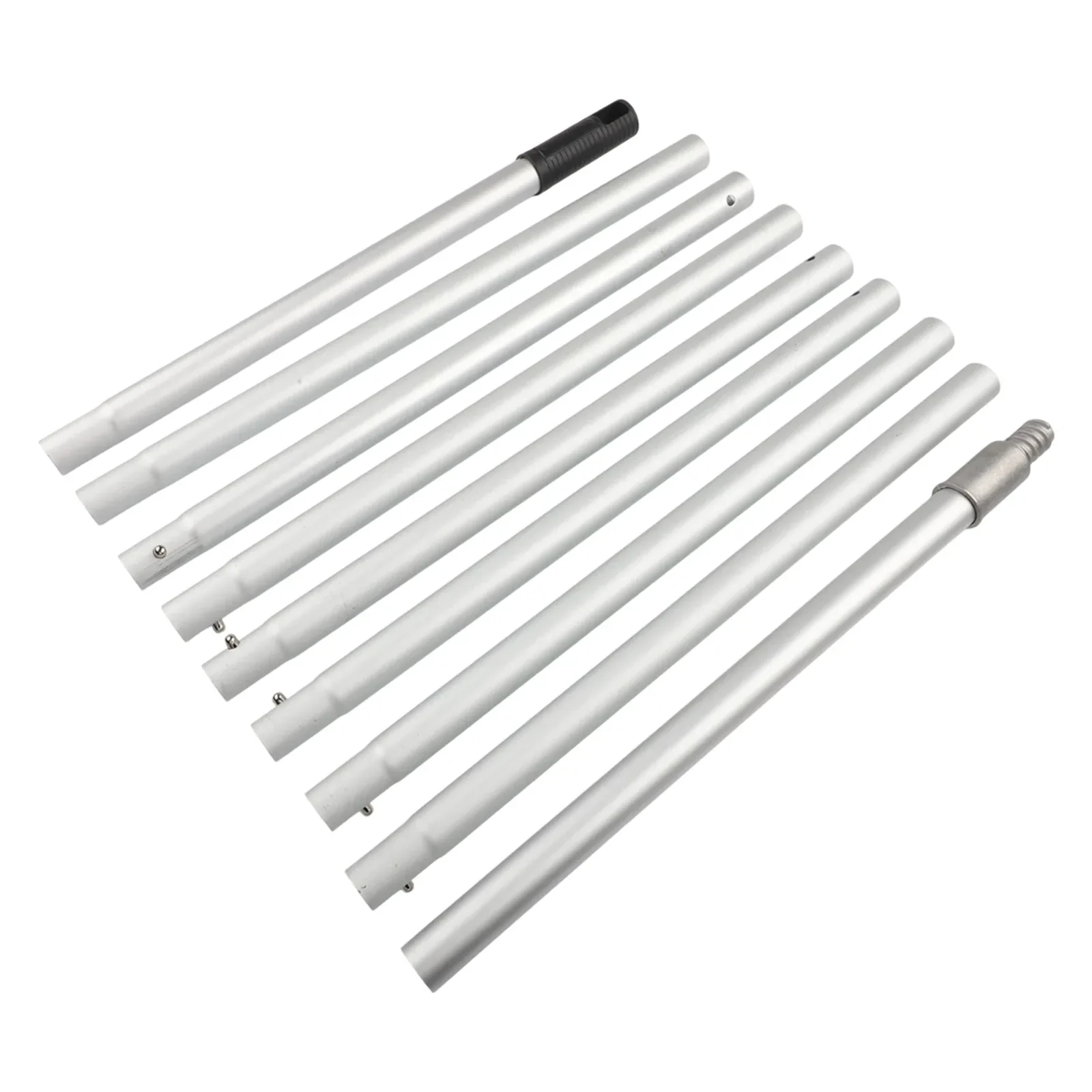 

Adjustable Metal Extension Rod 12ft Extension Pole For High Ceilings Aluminum Alloy 9-Sections Telescopic Pole Cleaning Tool