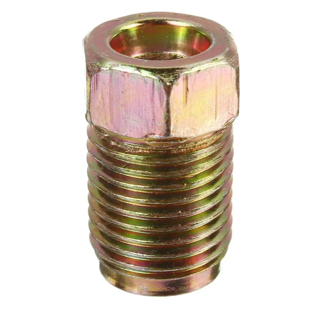 20x Brake Line Fittings Nuts Male Metric 10mm*1mm End Union For 3/16\