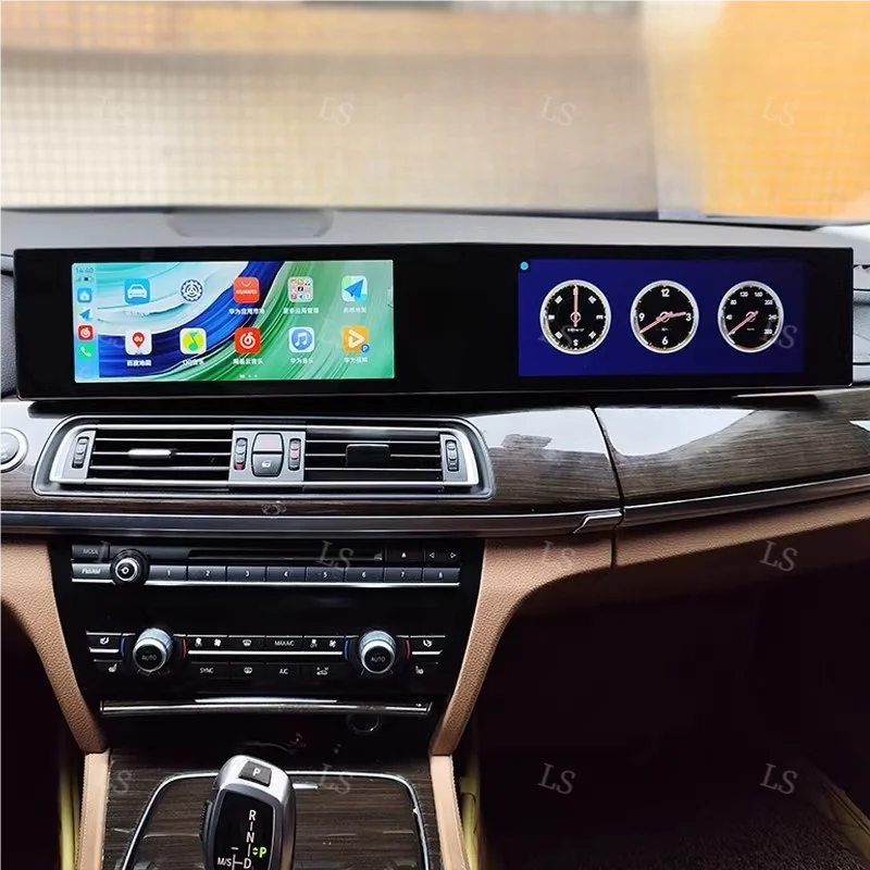 Dual Screen For BMW 5 Series F10 F11 X5 X6 7 Srereis 2011-2017 Auto Radio Stereo GPS Navigation Multimedia Video Player CarPlay