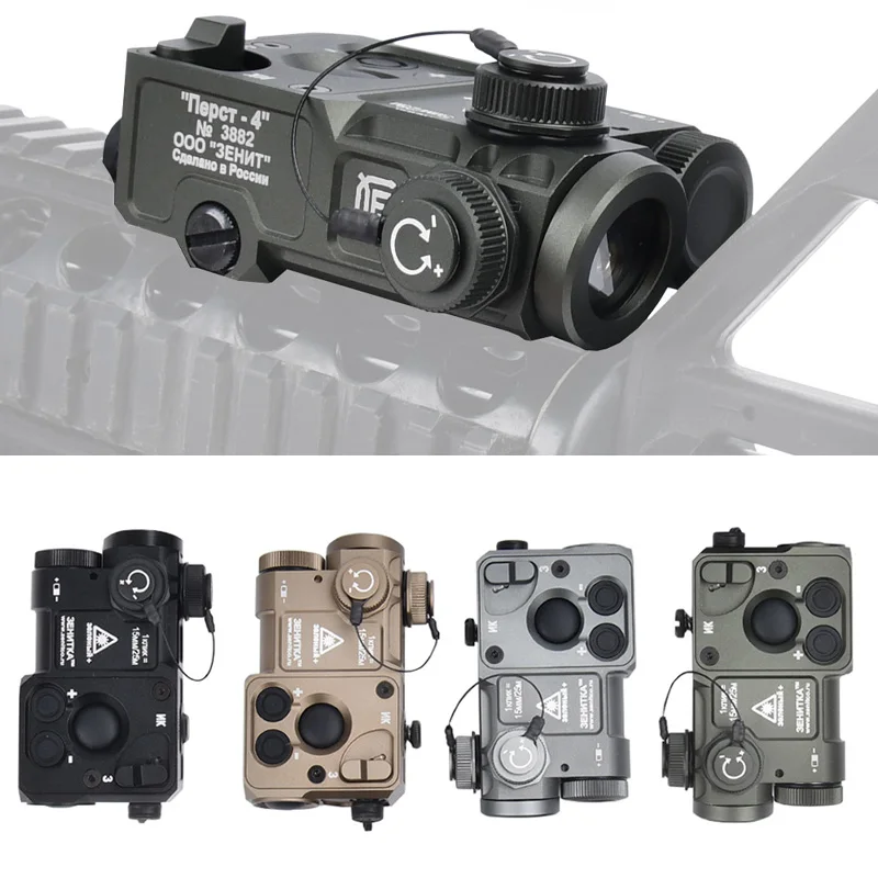 

Perst 4 P4 Zenitc Tactical IR Aim Assist Flashlight PEQ15 DBAL OGL NGAL Fit 20mm Rail for M300 M600 Airsoft Accessories