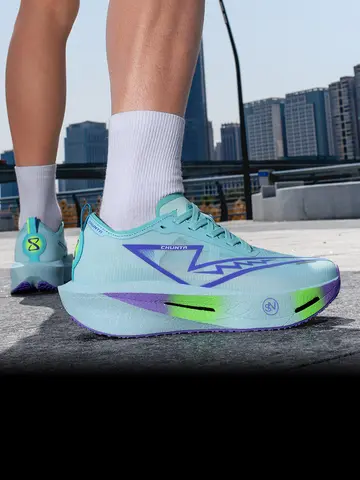 Running Shoes Carbon Board Speciality Marathon Men Sports Breathable Lightweight Women's Comfortable Athletic Nonskid Sneakers