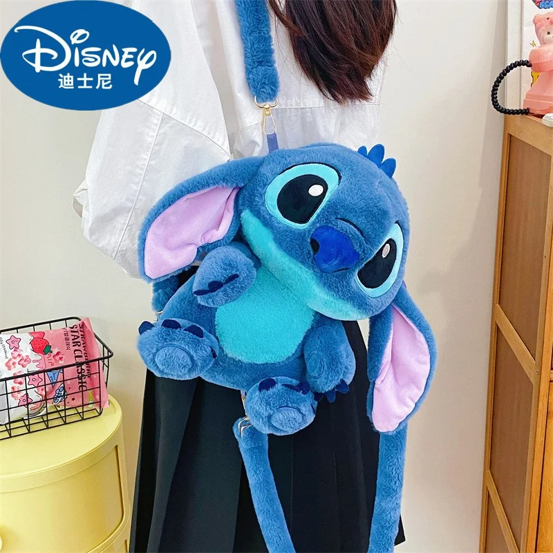 Zaino in peluche Cartoon Cute Doll Crossbody Handbag Kawaii Large Storage regalo di natale Disney Anime indergarten Cute Fashion