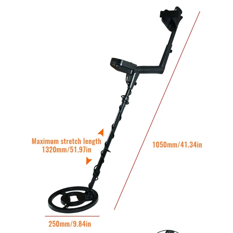 MD830 Metal Detector Underground Depth 2m Scanner Search High Precision Gold Detector Treasure Hunter Detecting Pinpointer