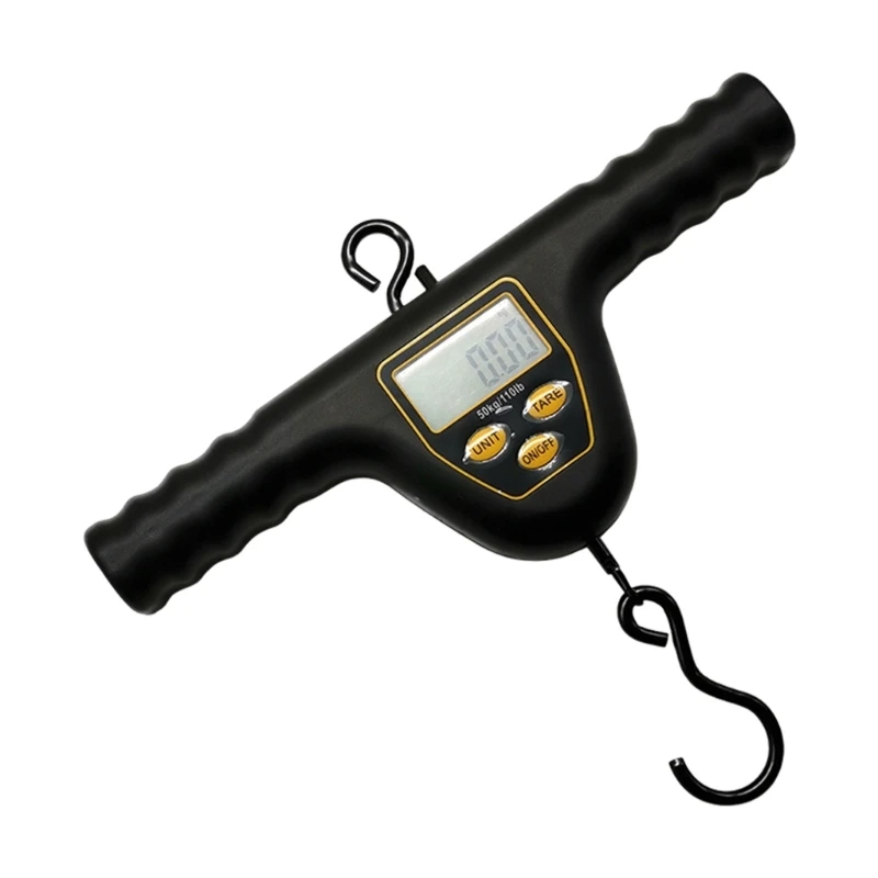 ميزان صيد ثقيل من النوع الثقيل 50 كجم، شاشة LCD كبيرة، إيقاف تلقائي للاستخدام في الهواء الطلق #5