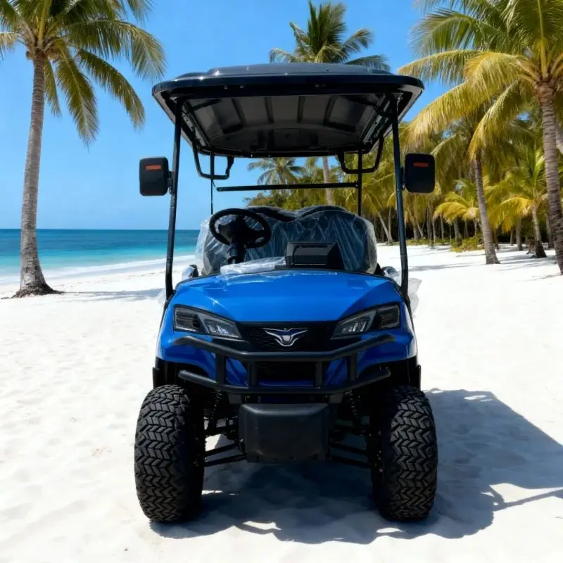 جميع الأغراض 4WD عربة جولف MMC مخصص عربة جولف كهربائية 4X4 محرك الألومنيوم الإطار CE معتمد 7000 واط عالية الطاقة 63 km/ساعة عربة جولف