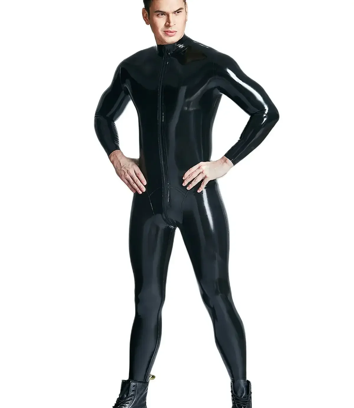 

latex fetish latex lingerie sexy full mask rubber bodysuit sexy fetish catsuit for men lingerie for men rubber bodysuit