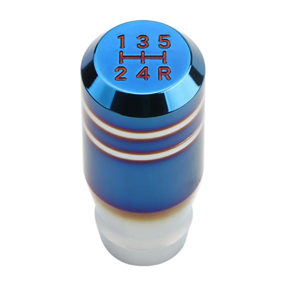 

Gear Shift Knob Manual Car 5 Speed Gear Lever Aluminum Alloy Durable Baked Finish Shift Knob Stick Handle Head