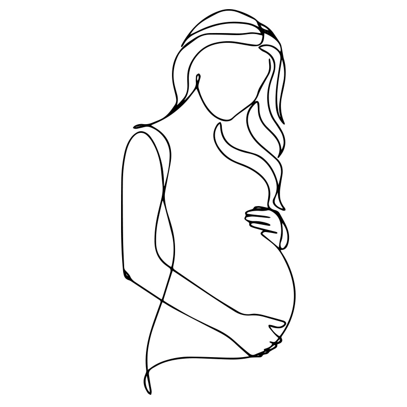 Custom Party Backdrop Sign, pregnant woman, Vinyl Party Decal, Personalized Party Sticker Sign Lettering 4D04