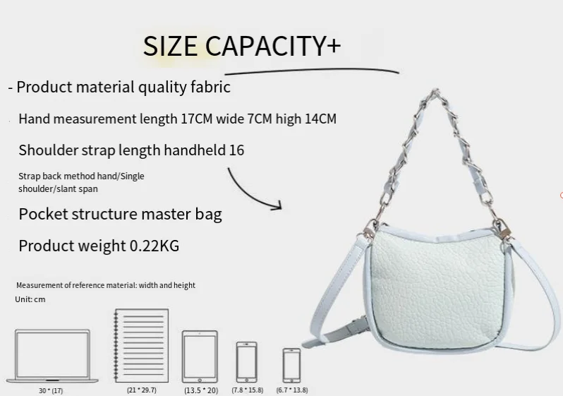 CHARHP&KEJNT borsa a tracolla versatile da donna con catena dal design di nicchia di alta qualità_voghion.com