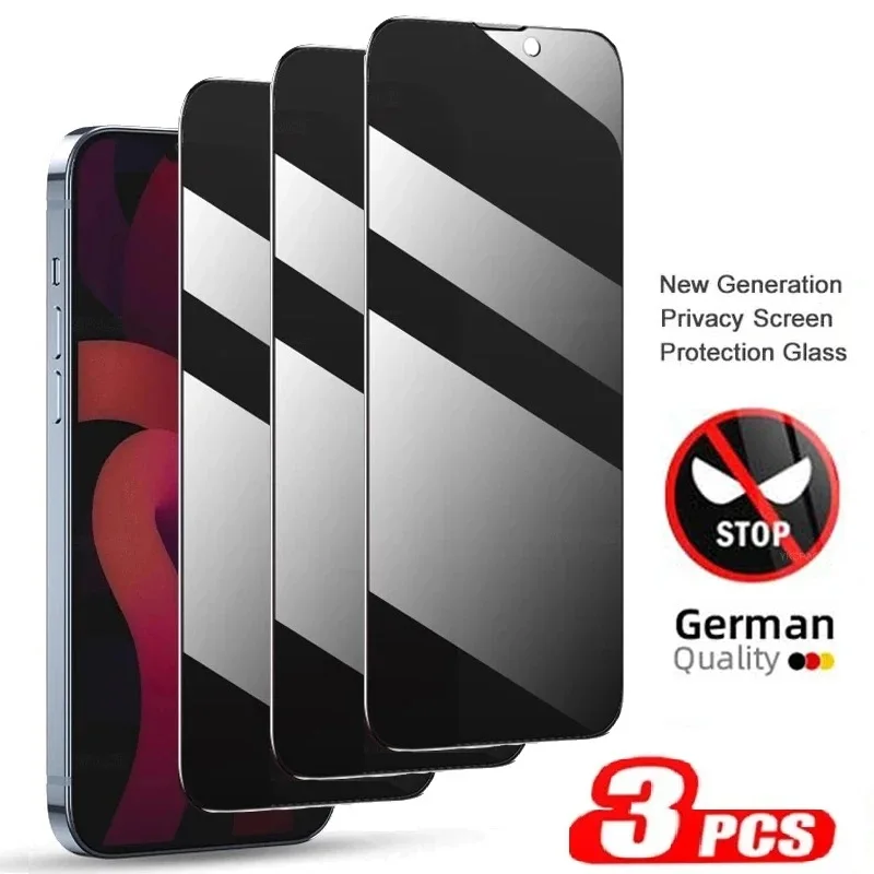 3Pcs Privacy Temper…