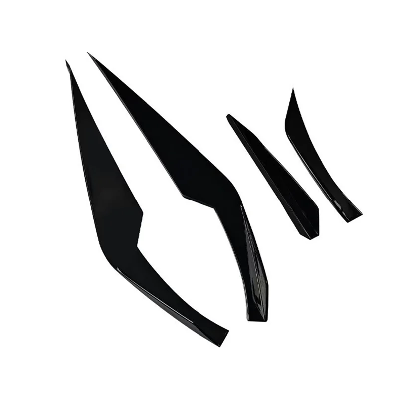 Строгий 4 шт. передний бампер, нож для ветра, канавки, боковые накладки вентиляционного отверстия для BMW M3 M4 G80 G81 G82 G83 2021-2024