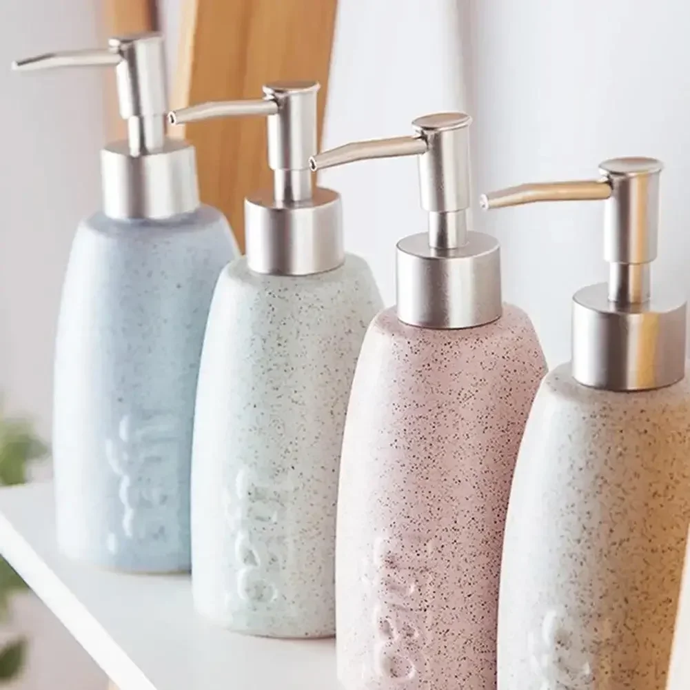 Gold Silver Soap Dispenser  Lotion Bottle  Soap Dispenser Press Head  For Shampoo Shower Gel Bathroom Accessories