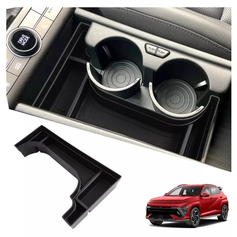 for Hyundai Kona SX2 EV Electric 2024 2025 Car Armrest Box Storage Central Control Container Kona SX2 EV Accessories