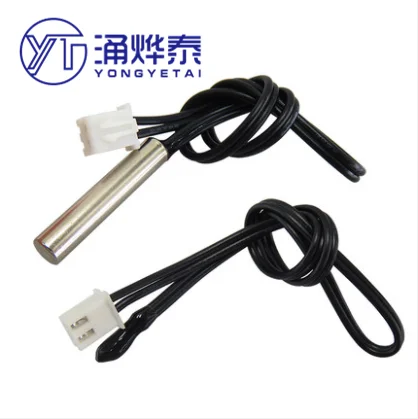 

Free shipping Air conditioning temperature sensor air conditioning probe copper head plastic head 5K 10K 15K 20K 50K 100K