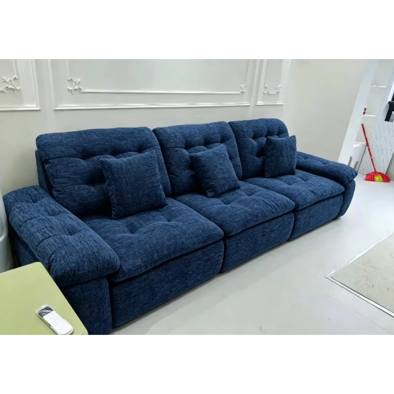 Large Extension Recliner Sofa Fabric Armrest Design Luxury Loveseat Electric Sofa Modern Oversized Bankstellen Home Furniture