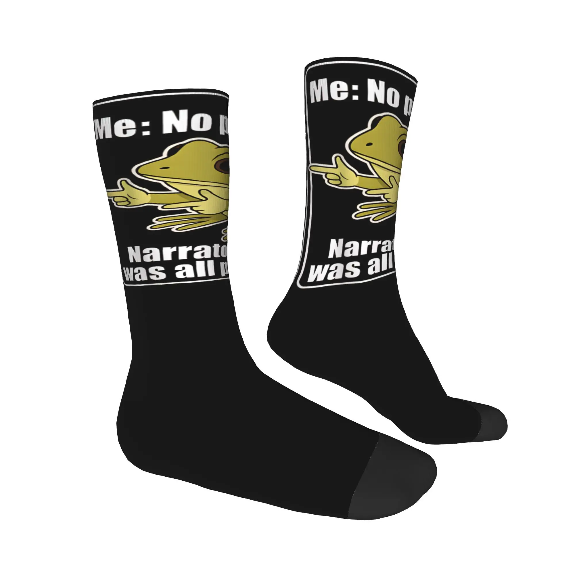 أنيق للجنسين طاقم الجوارب لي لا Problemo Narrator ولكن كان كل المشاكل مضحك ميمي اكسسوارات مريحة امتصاص العرق الجوارب #4