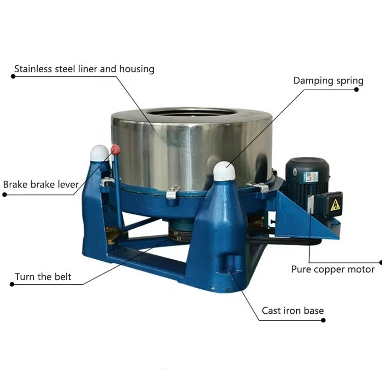 Obrázek 4: Průmyslový dehydrator zeleninu odstředivé deoiling stroj salátové zelenina dewatering stroj