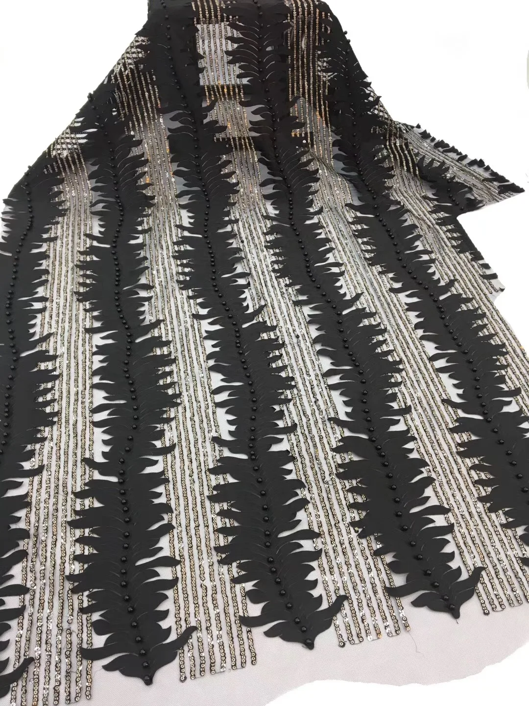 

African Lace Fabrics Embroidered nigerian Guipure French Lace Fabric High quality African French Net Lace Fabric RF141