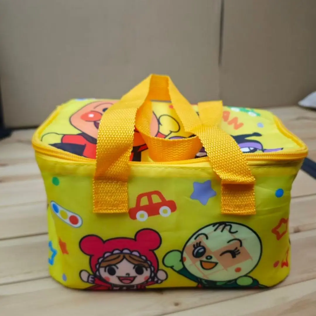 Anpanman Insulated Lunch Box Bag Student Waterproof High-Capacity Lunch Bag Storage Bag Shopping Bag Lovely Gift view 5