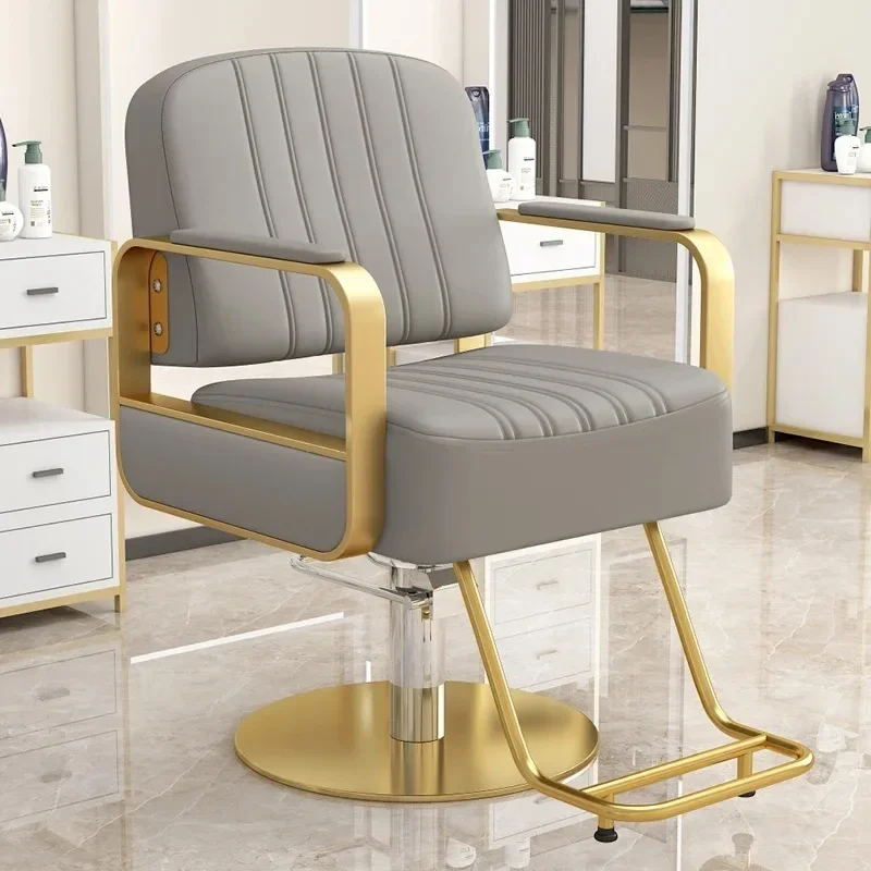 

Commercial Luxury Salon Chair Professional Vintage Ergonomic Classic Chair Accessories Swivel Sofa De Barberia Salon Furnitures