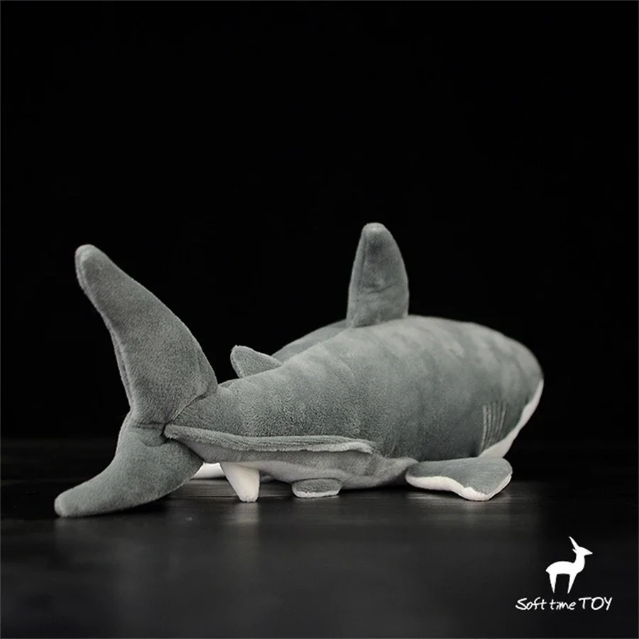 Great White Shark High Fidelity Shark Plüschtier Weißer Hai Plüschtiere Lebensechte Tiere Simulation Gefüllte Puppe Kawai Spielzeug Geschenke