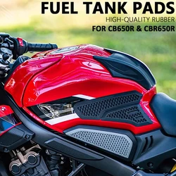 For HONDA CBR650R CBR 650R CB650R CB 650 R Fuel Tank Pads Middle Stickers Protector Decal New Motorcycle Accessories Black