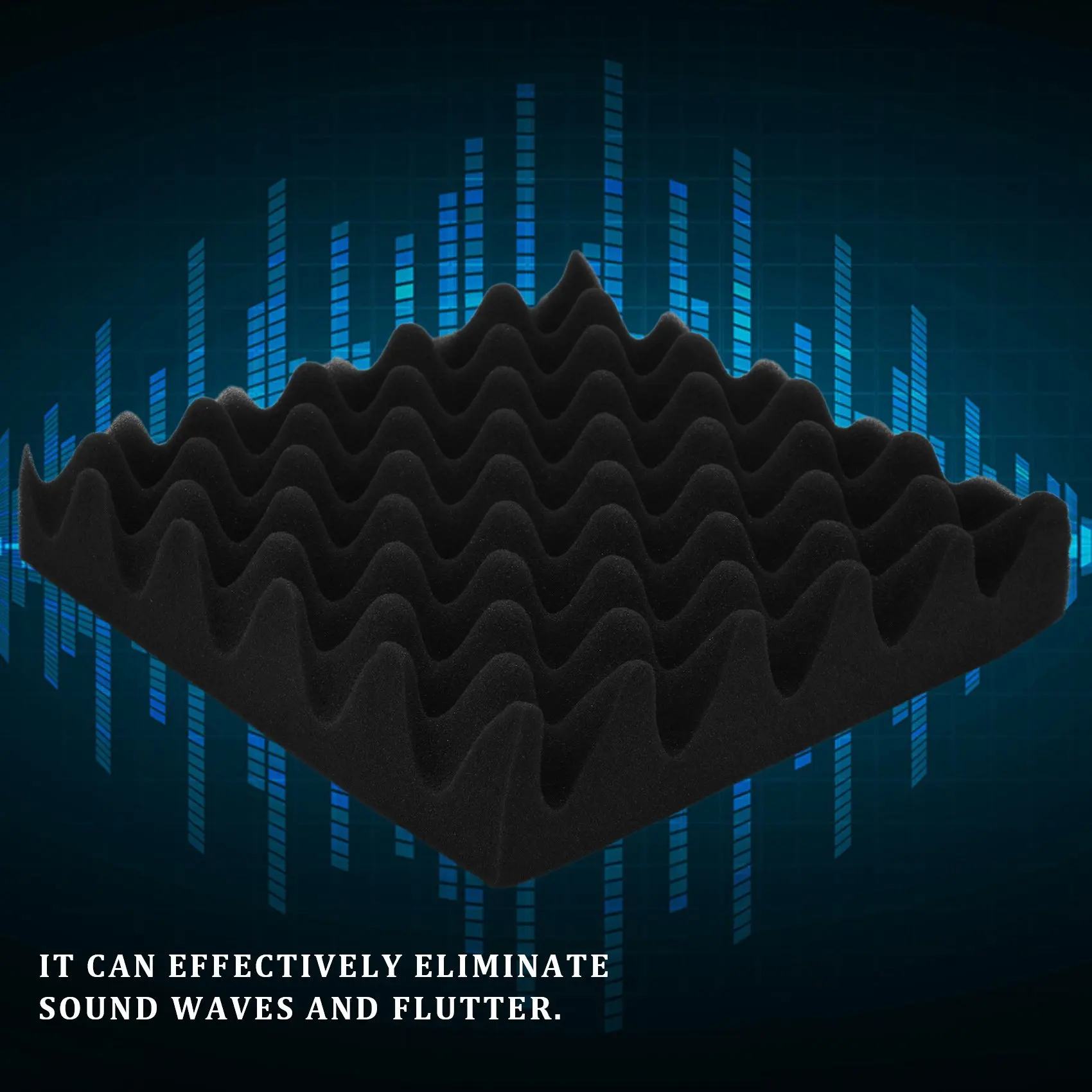 Звукоизоляционный пенопласт для яиц, 25x25x5 см