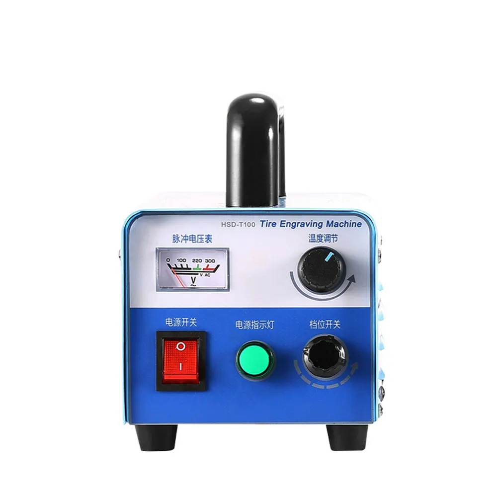 Tire engraving machine 2-20mm 380W tire grooving machine Rubber Pulse  engraving machine U/V type   HSD-T100