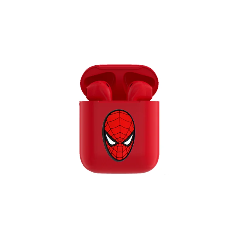 NEW Marvel Bluetooth Headphones Spider man Wireless Earbuds HIFI Surround Sound Laptop Headsets with Mic for Kids Anime Cartoon