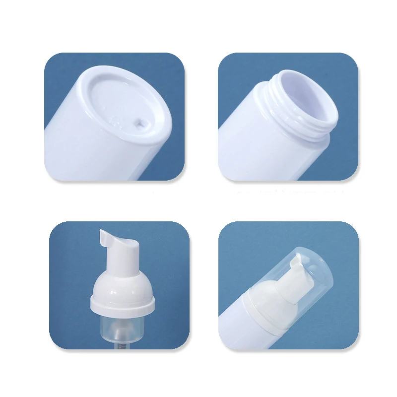 30/50/60ml Foaming Soap Bottle Empty Plastic Mousse Facial Cleanser Pump Bottle Refillable Lotion Shampoo Dispenser For Travel