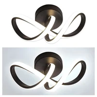 LED Aisle Ceiling Lights Modern Chandelier Three Colors Lamp Minimalist Lamps For Bedroom Light Surface Installation Dining Room 6