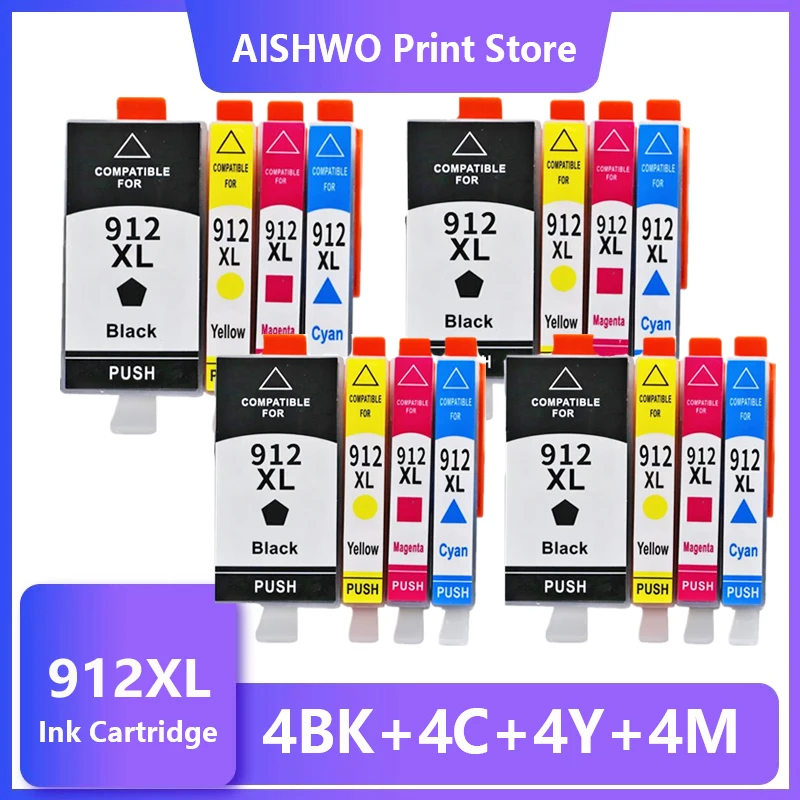 ASW For hp 912 912xl cartridge for hp OfficeJet 8010 8012 8013 8014 8015 8017 8018 8020 8022 8023 8024 8025 8026 8028 8035