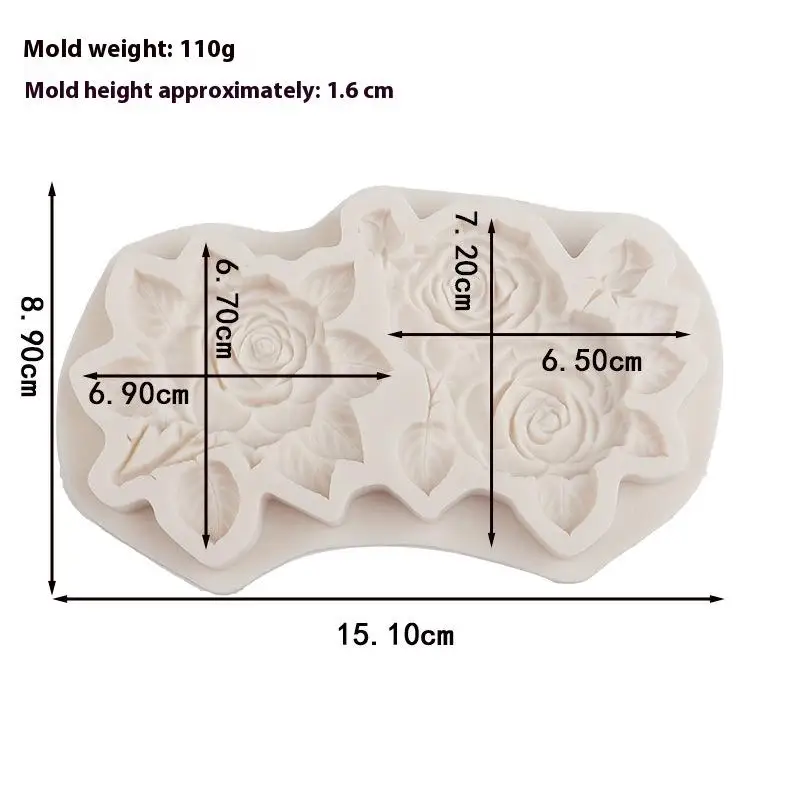 الزهور يترك سيليكون قالب السكر كرافت الشوكولاته كب كيك قالب الخبز أدوات تزيين الكعكة فندان #5