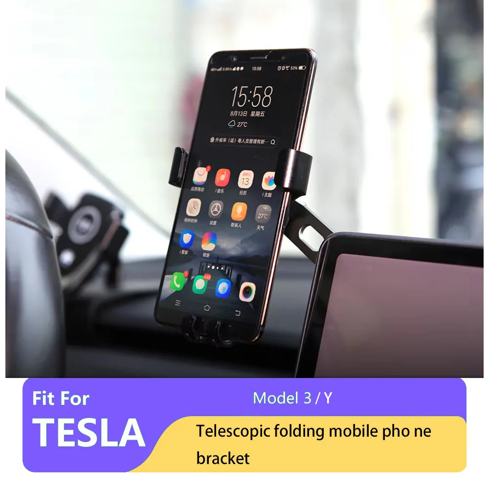 

2021 Tesla Model 3 new phone holder accessories convenient and practical magnetic wireless charging holder