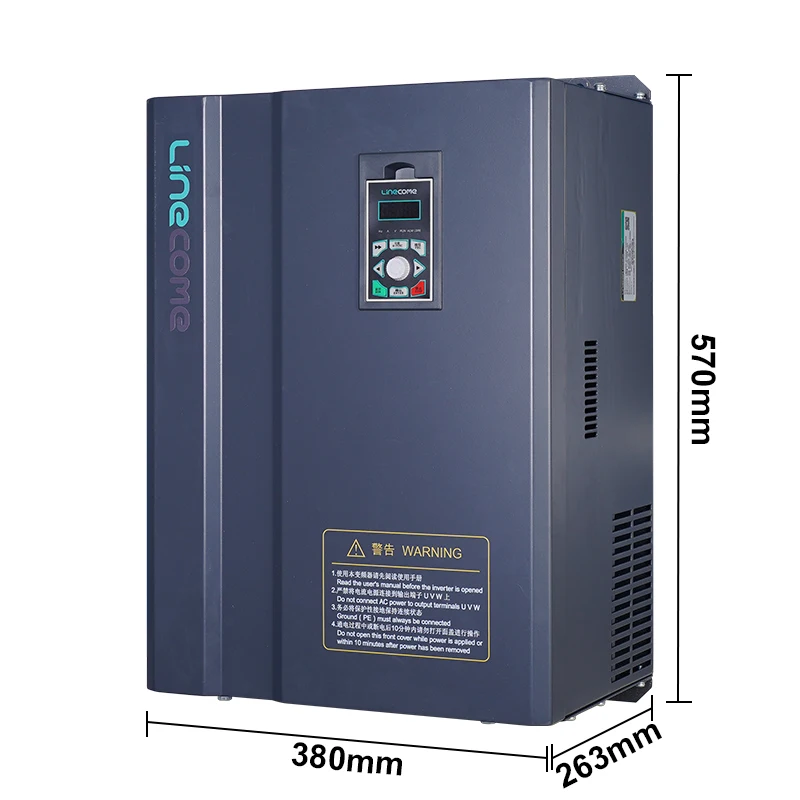 AC Drive 75KW 380V 0-500Hz Three Phase VFD Frequency Inverter Converter for Motor Compressor Industrial Use CE Certified