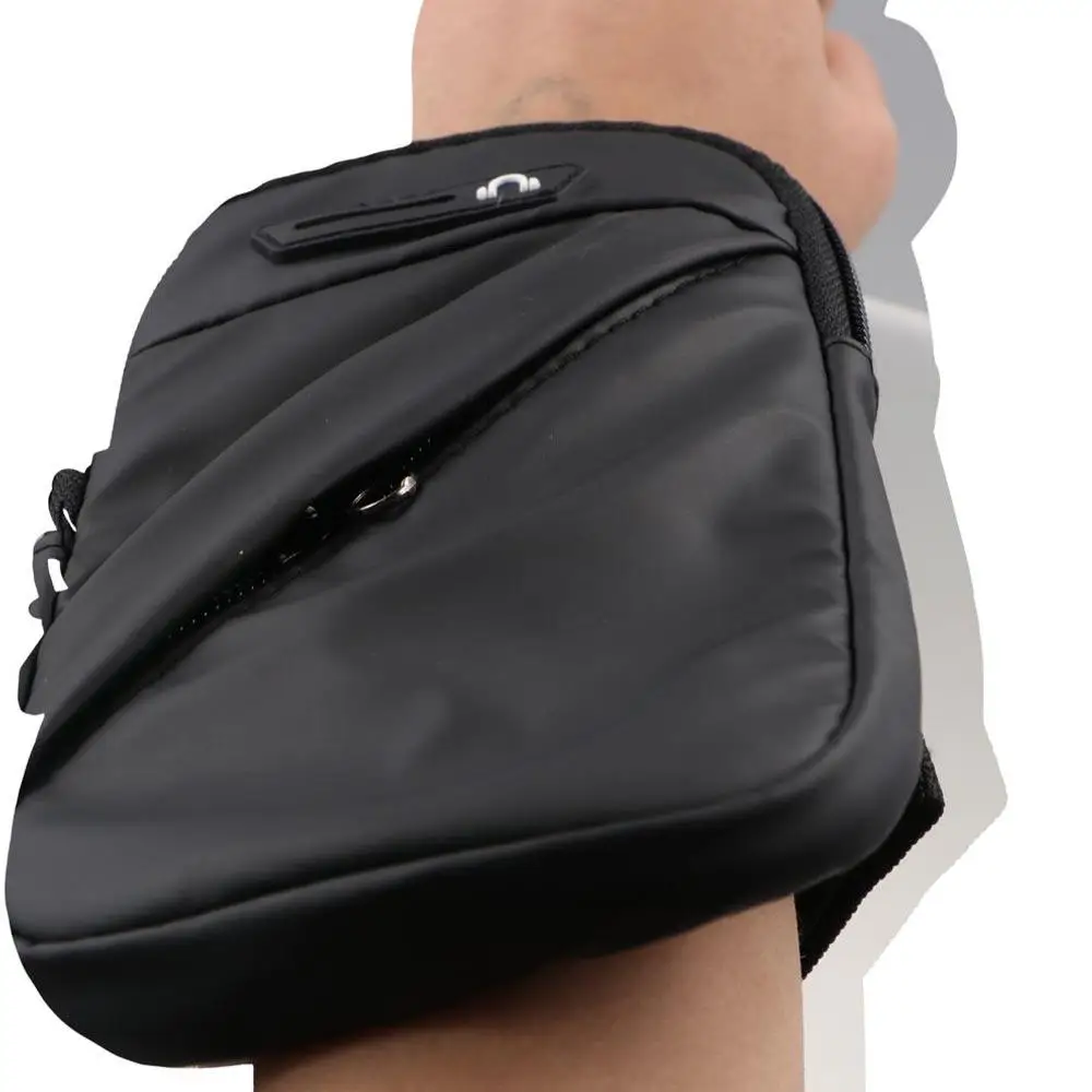 Waterproof Sport Arm Bag Jogging Case Large Capacity Running Phone Holder Zipper Breathable Cycling Arm Band Case Gym Fitness