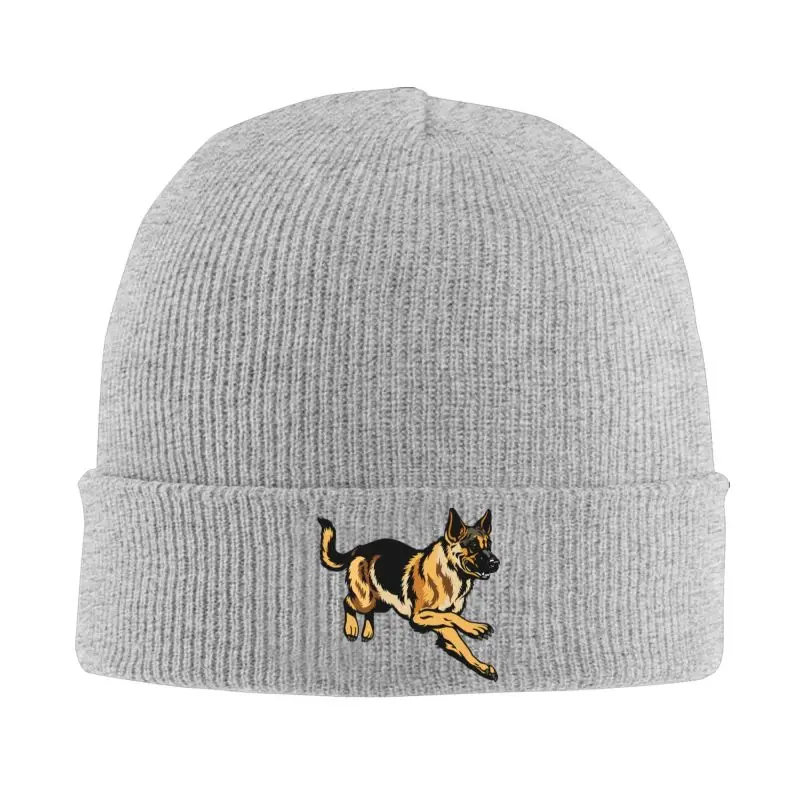 German Shepherd Dog Bonnet Hats Men Women Trendy Outdoor Beanies Hat Autumn Winter Warm Head Wrap Caps