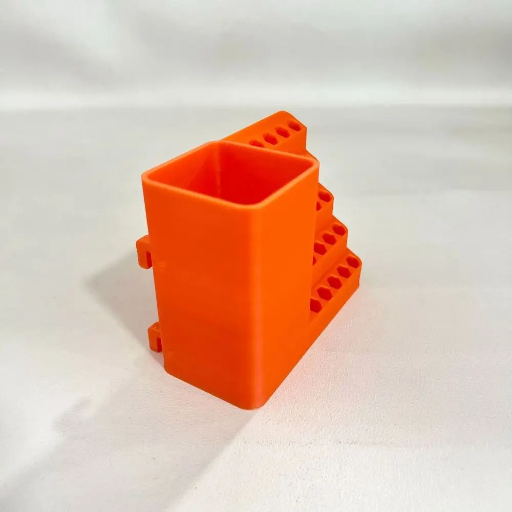 20/25/50/100Holes Screwdriver Bit Storage Tool Plastic Save Space Batch Header Organiser Tool Box Perforated Board Bracket