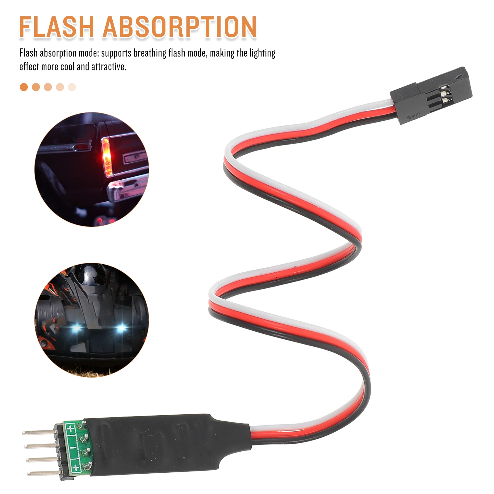 

Led Lamp Control Panel System Control Switch 3 Channel On/Off Car Accessory Mini Lightweight Rc Vehicle Part For Rc Truck