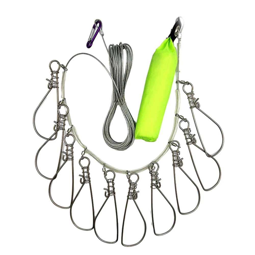 Comes With Made Of High Quality Fishing Lock Buckle Features Eye Catching Fish Lure Lock Belt Fishing Stringer