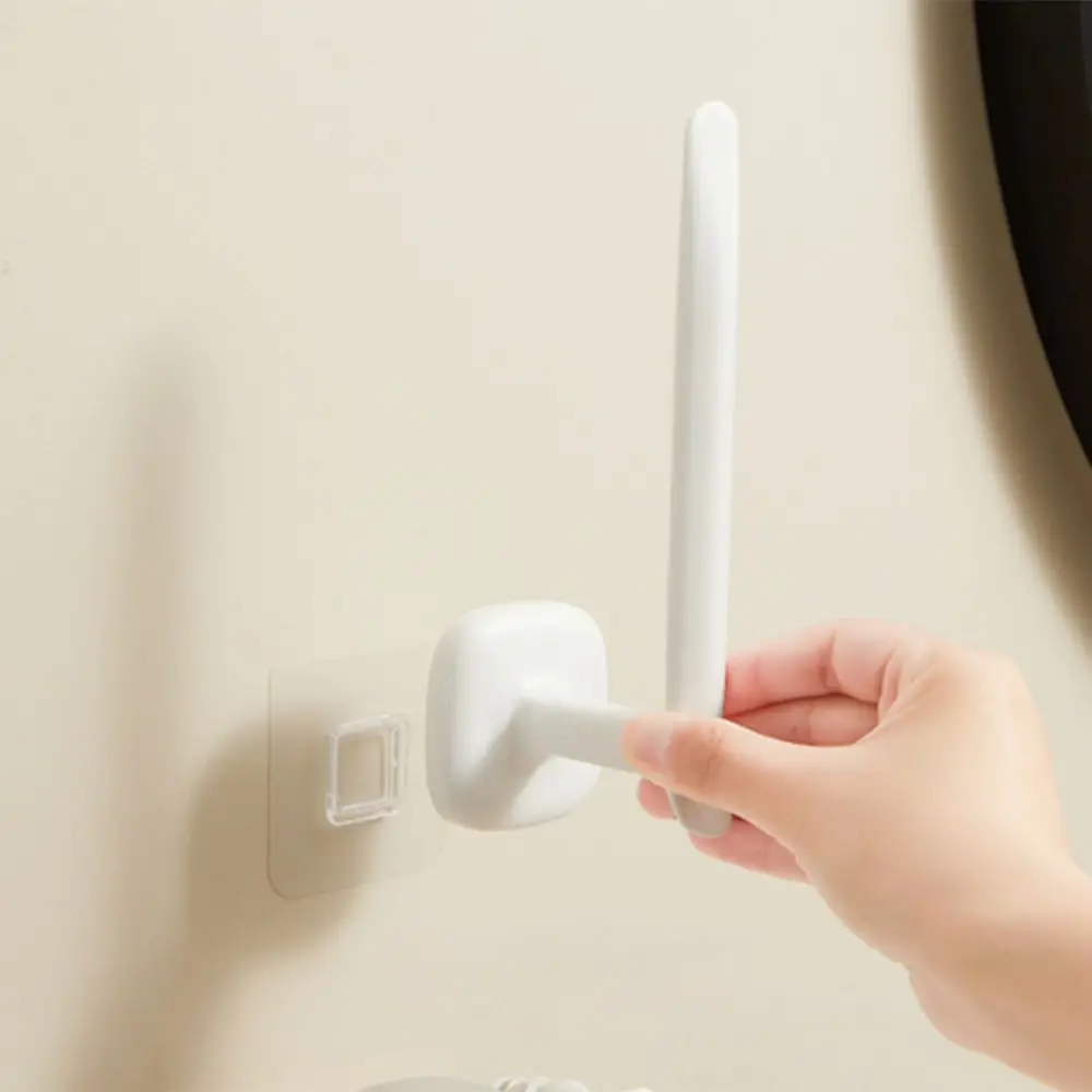 3 Pcs Multi-function L-type Hook Hat Stack Roll Modern Simplicity Toilet Paper Hanger Punch-free Reusable