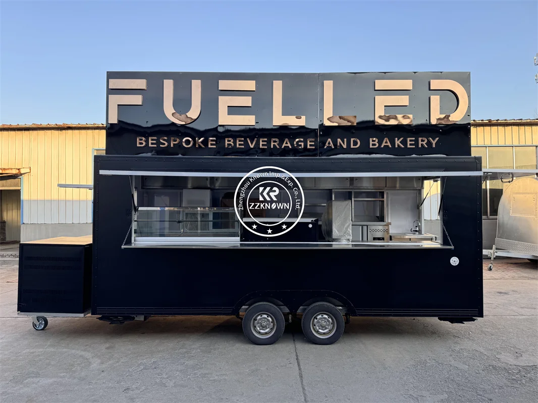 コンセッションフードトラック、モバイルコーヒートレーラー、アイスクリームケータリングカート、ストリートメーカーを完全に装備