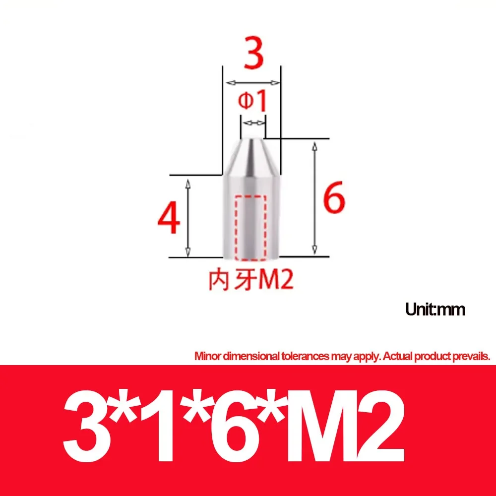 5Pcs Chamfered Internal Thread Locating Dowel Pin Stainless Steel Taper Cylindrical Pins M2 M2.5 M3 M4 M5 M6 Fasteners