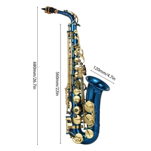 Bronze saxophone recorded with glove, nozzle, clean cloth, e-Flat, high sax, Abalone, blow instrument, shell button 8 Main Saxophone Saxophone - №8