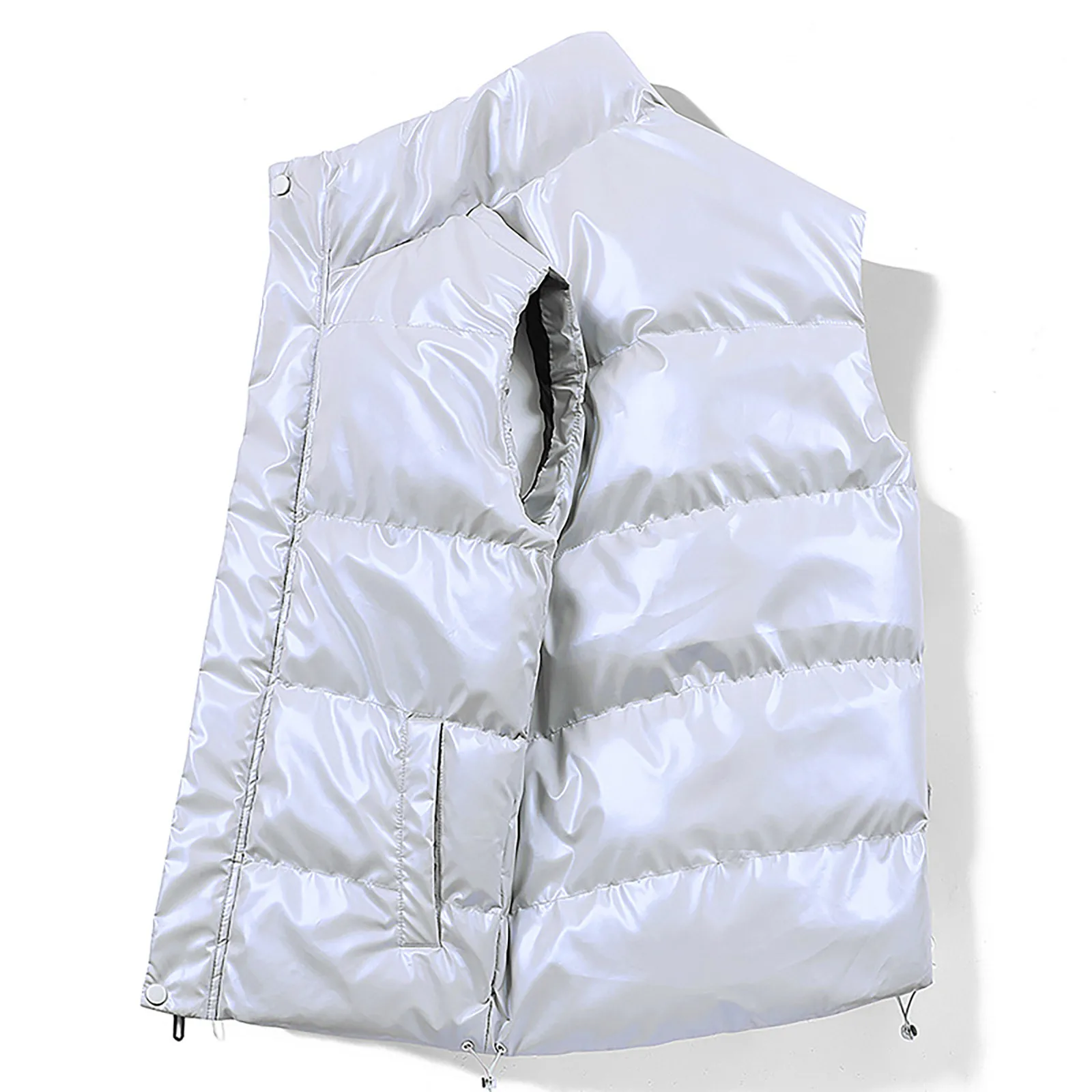 

Men's Thickened Warm Outdoor Camping Climbing Trendy Cotton Vest Versatile Breathable Windproof Breathable Padded Feather Jacket