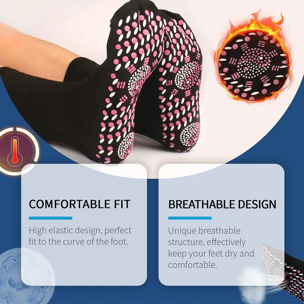 Foot Care Socks Breathable Foot Massage Soft Skin-Friendly Body Care Elastic Socks Functional Foot Health Care Socks