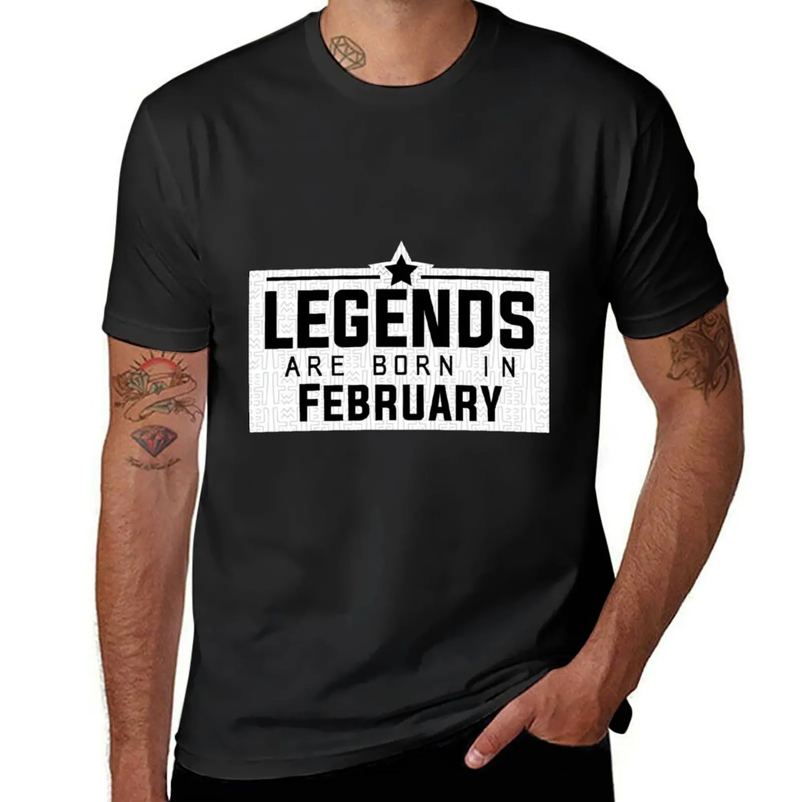 

Legends born in February T-Shirt vintage clothes customs design your own blacks men clothings