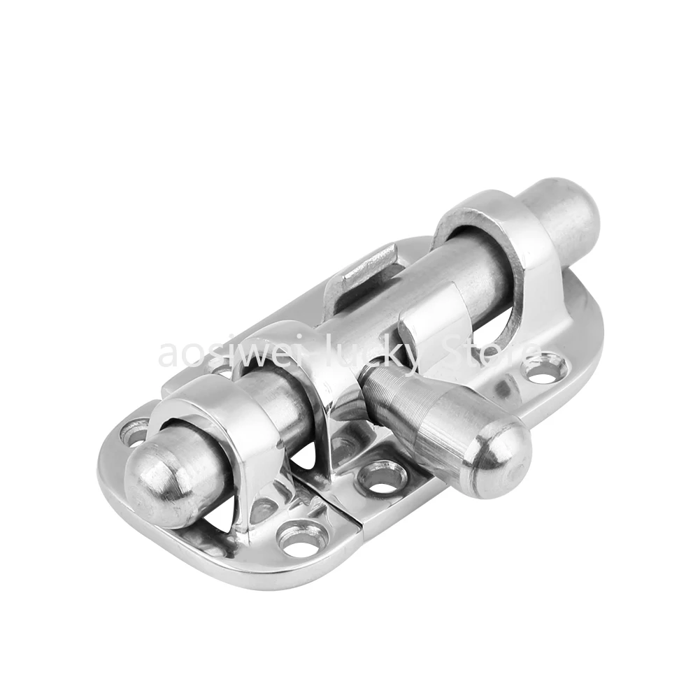 

60mm/110mm Stainless Steel Marine Boat Door Window Lock Latch Slide Barrel Bolt Clasp