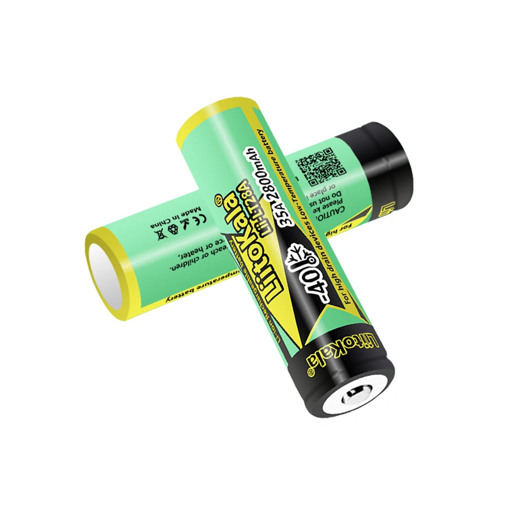 1-40pcs LiitoKala LT28A-JT 18650 2800mah 3.7V Rechargeable Battery 45A High Power Discharge for -40° Low-temperature battery